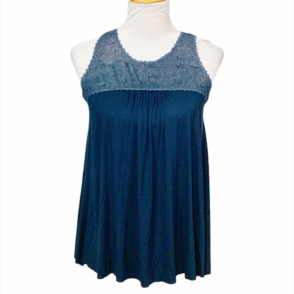 MARIA BONITA EXTRA Blue Babydoll Swing Top